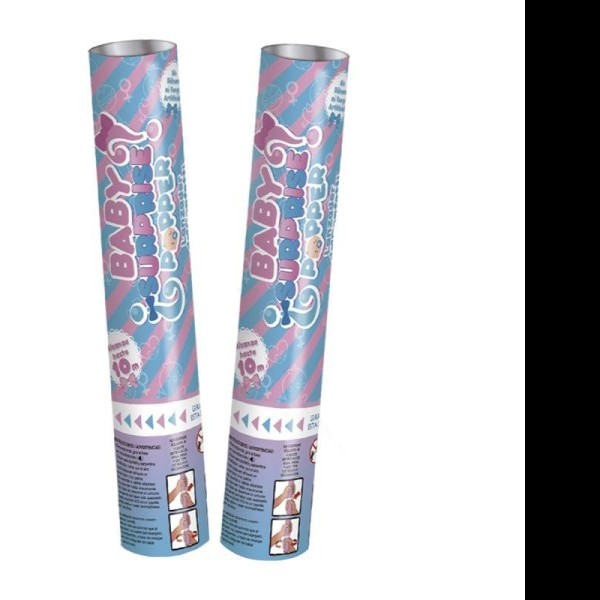 PARTY POPPERS BABY SURPRISE AZUL 20CM EURO E.12